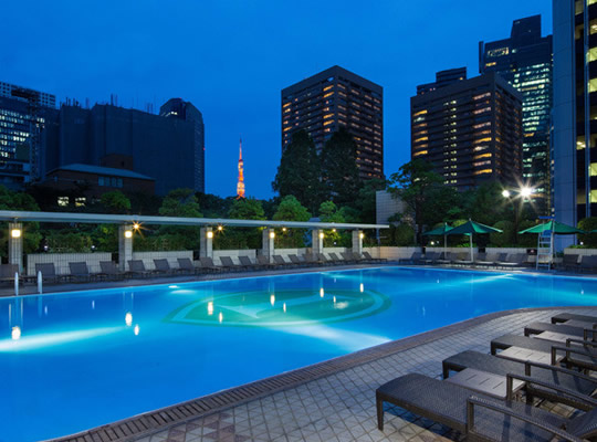 ナイトプール ANAインターコンチネンタルホテル東京